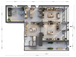 Prodej činžovního domu, Veselí nad Lužnicí, náměstí T. G. Masaryka, 570 m2
