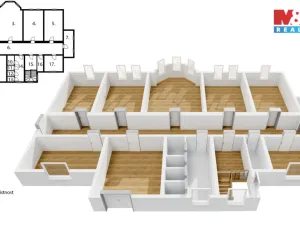 Pronájem kanceláře, Ostrava - Kunčičky, Škrobálkova, 173 m2