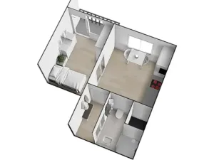 Pronájem bytu 1+1, Brno, Prokofjevova, 36 m2