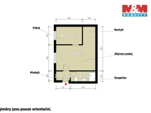 Prodej bytu 2+kk, Tlučná, Tlučenská kolonie, 41 m2