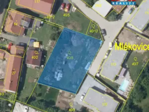 Prodej pozemku pro bydlení, Toušice - Mlékovice, 821 m2