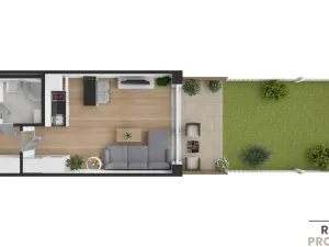 Pronájem bytu 1+kk, Praha - Hloubětín, Poděbradská, 32 m2