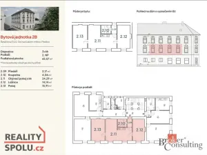 Prodej bytu 3+kk, Ústí nad Labem - Předlice, Řeháčkova, 61 m2