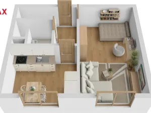 Pronájem bytu 1+1, Hradec Králové - Nový Hradec Králové, třída Edvarda Beneše, 40 m2