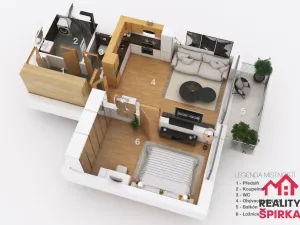 Pronájem bytu 2+kk, Ústí nad Orlicí, Kladská, 62 m2