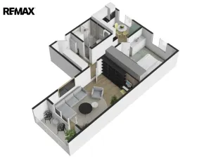 Prodej bytu 2+1, Kladno - Kročehlavy, Havanská, 54 m2