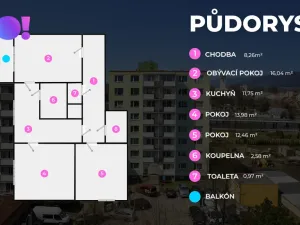 Prodej bytu 3+1, Lipník nad Bečvou, Svat. Čecha, 70 m2