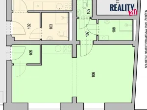 Pronájem bytu 1+kk, Brno, Pramenná, 38 m2