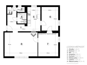 Prodej bytu 3+1, Praha - Kbely, Martinická, 79 m2