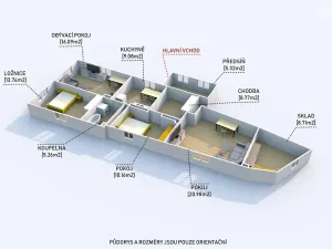 Prodej zemědělské usedlosti, Kozlovice, 98 m2