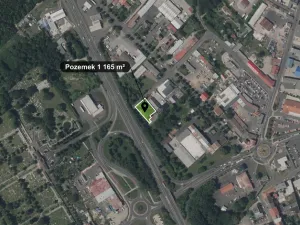 Prodej komerčního pozemku, Teplice, 1165 m2