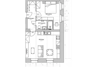 Pronájem bytu 1+1, Plzeň, Dvorní, 63 m2