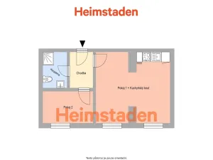 Pronájem bytu 2+kk, Havířov - Město, U Stromovky, 35 m2