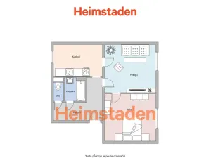 Pronájem bytu 2+1, Havířov - Město, Hlavní třída, 56 m2