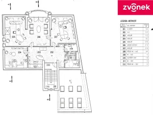 Pronájem kanceláře, Zlín, Vršava I, 460 m2