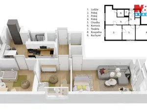 Prodej bytu 3+1, Pardubice - Bílé Předměstí, Na Drážce, 70 m2
