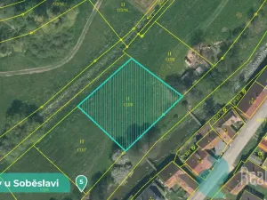 Prodej podílu 1/8 louky, Tučapy, 11561 m2