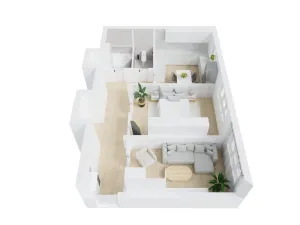 Prodej bytu 2+1, Zlín, Benešovo nábřeží, 65 m2