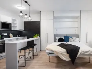 Pronájem bytu 1+kk, Praha - Hlubočepy, Vítové, 30 m2