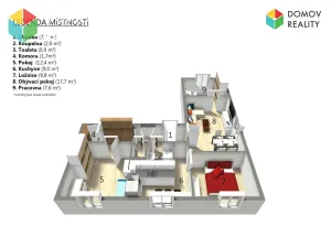 Prodej bytu 4+1, Beroun - Beroun-Město, Košťálkova, 71 m2