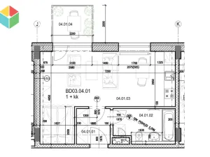Pronájem bytu 1+kk, Beroun, Nepilova, 39 m2