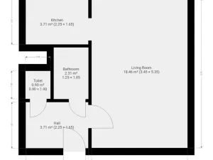 Pronájem bytu 1+1, Praha - Háje, Schulhoffova, 29 m2