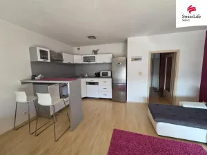 Pronájem bytu 1+kk, Praha - Vysočany, Na Harfě, 43 m2
