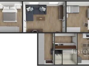 Prodej bytu 3+1, Písek - Pražské Předměstí, Na Stínadlech, 64 m2