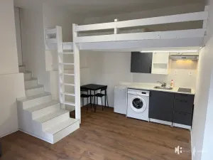 Pronájem bytu 1+kk, Praha - Dubeč, Starodubečská, 22 m2