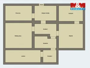 Prodej bytu 4+1, Teplice - Prosetice, Pod hvězdárnou, 76 m2