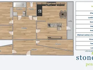 Prodej bytu 3+1, Praha - Stodůlky, U jezera, 83 m2