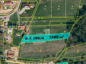 Prodej pole, Včelnička, 1389 m2