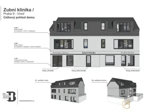 Pronájem ordinace, Praha - Vinoř, Mladoboleslavská, 305 m2