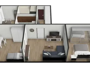 Prodej bytu 3+1, Písek, Na Stínadlech, 64 m2