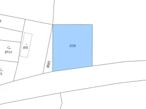 Prodej pozemku pro bydlení, Krásný Dvůr - Chotěbudice, 805 m2
