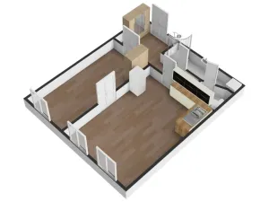 Pronájem bytu 2+kk, Praha - Karlín, Thámova, 55 m2