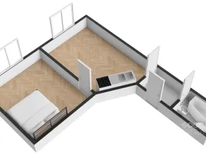 Pronájem bytu 1+1, Praha - Kobylisy, Čimická, 42 m2