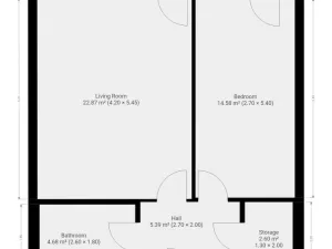 Pronájem bytu 2+kk, Praha - Vysočany, Fafkových, 54 m2
