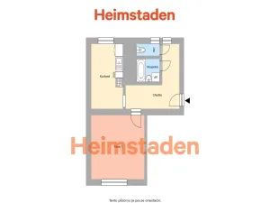 Pronájem bytu 1+1, Havířov - Město, Na Nábřeží, 41 m2