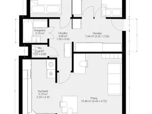 Pronájem bytu 3+1, Brno, Herčíkova, 80 m2
