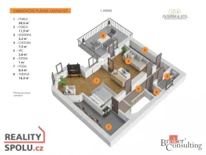 Pronájem rodinného domu, Praha - Ďáblice, Hřenská, 177 m2