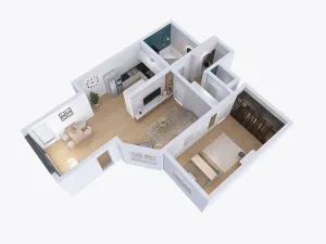 Pronájem bytu 2+kk, Zábřeh, Na Výsluní, 60 m2