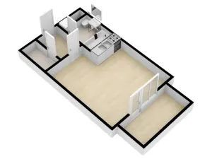 Pronájem bytu 1+kk, Praha - Čakovice, Bermanova, 34 m2