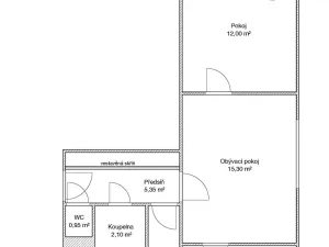 Prodej bytu 3+1, Brno, Krásného, 55 m2