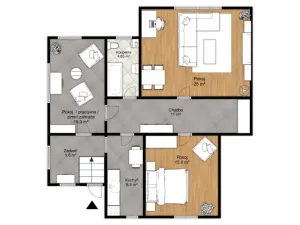 Pronájem bytu 3+1, Praha, K rukavičkárně, 85 m2