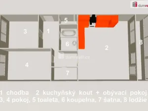 Prodej bytu 3+kk, Kladno - Kročehlavy, Mostecká, 70 m2