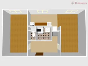 Pronájem bytu 2+1, Přerov - Přerov I-Město, Kabelíkova, 57 m2