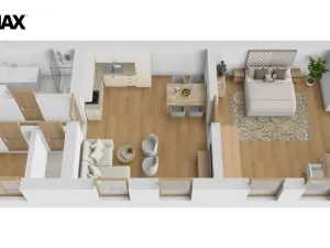 Pronájem bytu 2+kk, Police nad Metují, Masarykovo náměstí, 47 m2