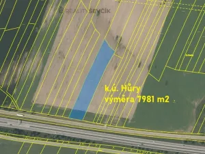 Prodej komerčního pozemku, Hůry, 7981 m2
