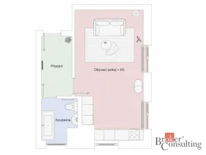 Prodej bytu 1+kk, Plzeň - Severní Předměstí, Kotíkovská, 38 m2